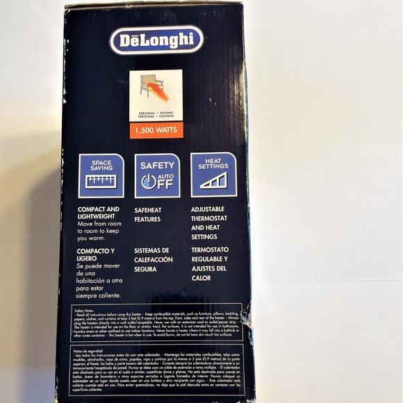 DeLonghi Capsule Ceramic Heater 1500W-2 Settings - Picture 4 of 6